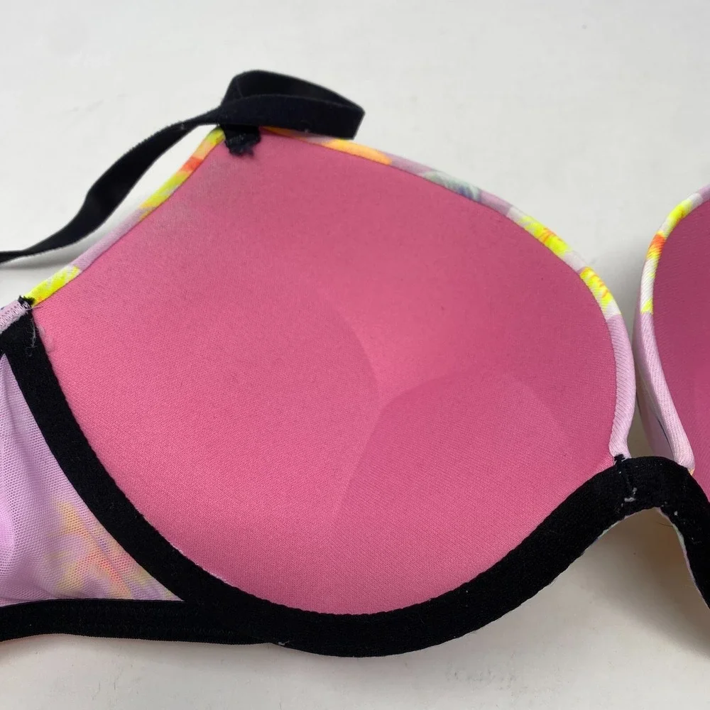 Victoria's Secret PINK Floral Bra with Flowers Women's Size‎ Size 32D